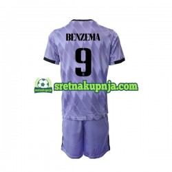 Dječja Gostujući Away Dresova Real Madrid Karim Benzema 9 2022-2023 Kratkih Rukava