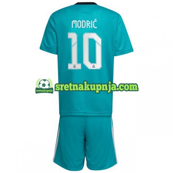 Dječja Treći Dresova Real Madrid Luka Modric 10 2021-2022 Kratkih Rukava