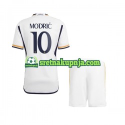 Dječja Domaći Home Dresova Real Madrid Modric 10 2023-2024 Kratkih Rukava