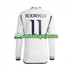 Muškarci Domaći Home Dresova Real Madrid Rodrygo Goes 11 2023-2024 Dugim Rukavima