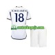 Dječja Domaći Home Dresova Real Madrid TCHOUAMENI 18 2023-2024 Kratkih Rukava