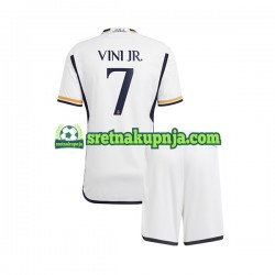 Dječja Domaći Home Dresova Real Madrid Vinicius Junior 7 2023-2024 Kratkih Rukava