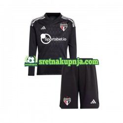 Dječja Domaći Home Golmanski Dresova Sao Paulo 2023-2024 Dugim Rukavima
