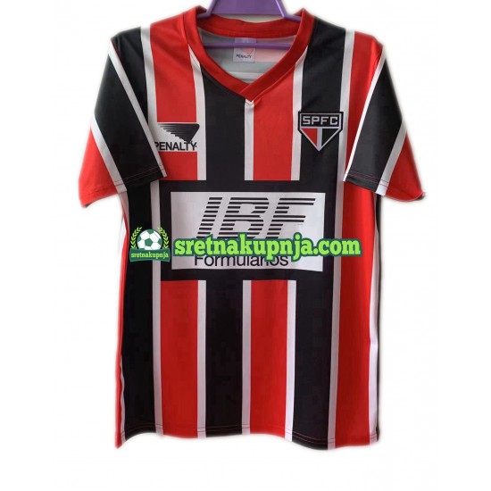 Muškarci Gostujući Away Dresova Sao Paulo Retro 1991 Kratkih Rukava