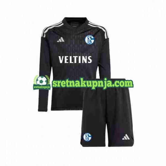 Dječja Gostujući Away Golmanski Dresova Schalke 04 2023-2024 Dugim Rukavima