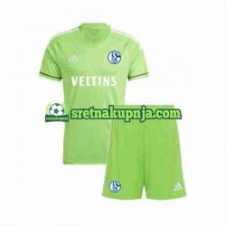 Dječja Domaći Home Golmanski Dresova Schalke 04 2023-2024 Kratkih Rukava