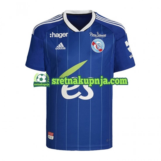 Muškarci Domaći Home Dresova Strasbourg 2022-2023 Kratkih Rukava