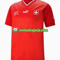 Muškarci Domaći Home Dresova Švicarska World Cup 2022 Kratkih Rukava Muškarci Domaći Home Dresova Švicarska World Cup 2022 Kratkih Rukava