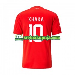 Muškarci Domaći Home Dresova Švicarska Xhaka 10 World Cup 2022 Kratkih Rukava Muškarci Domaći Home Dresova Švicarska Xhaka 10 World Cup 2022 Kratkih Rukava