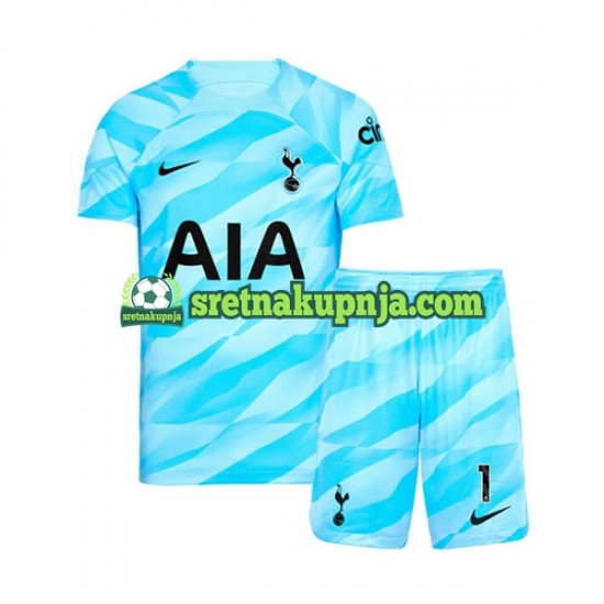 Dječja Domaći Home Golmanski Dresova Tottenham Hotspur Hugo Lloris 1 2023-2024 Kratkih Rukava