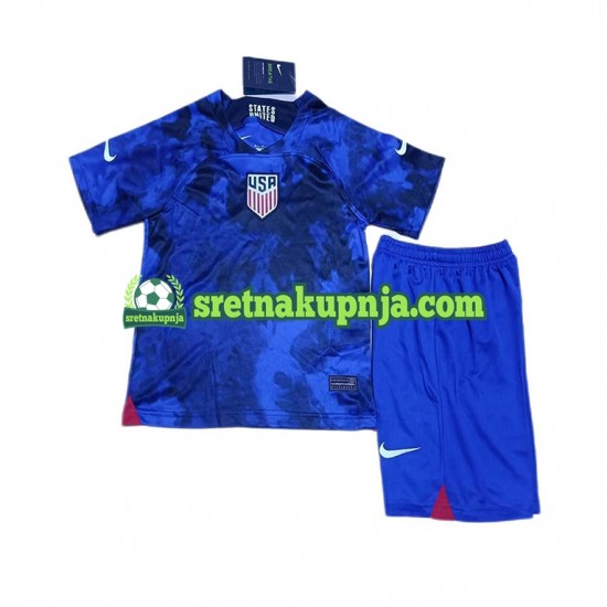 Dječja Gostujući Away Dresova SAD World Cup 2022 Kratkih Rukava