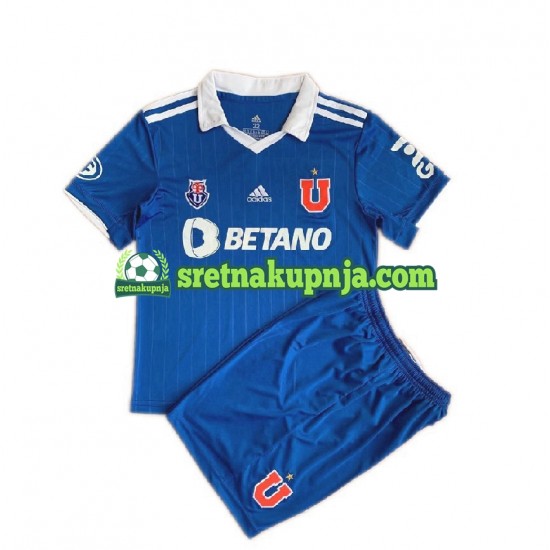 Dječja Domaći Home Dresova Universidad de Chile 2022 Kratkih Rukava