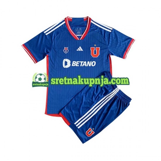 Dječja Domaći Home Dresova Universidad de Chile 2023 Kratkih Rukava