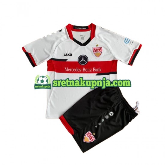 Dječja Domaći Home Dresova VfB Stuttgart 2021-2022 Kratkih Rukava