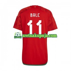 Muškarci Domaći Home Dresova Wales Bale 11 World Cup 2022 Kratkih Rukava