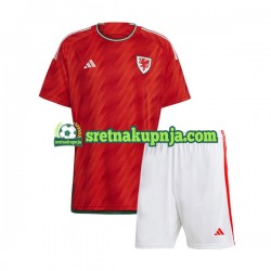 Dječja Domaći Home Dresova Wales World Cup 2022 Kratkih Rukava Dječja Domaći Home Dresova Wales World Cup 2022 Kratkih Rukava
