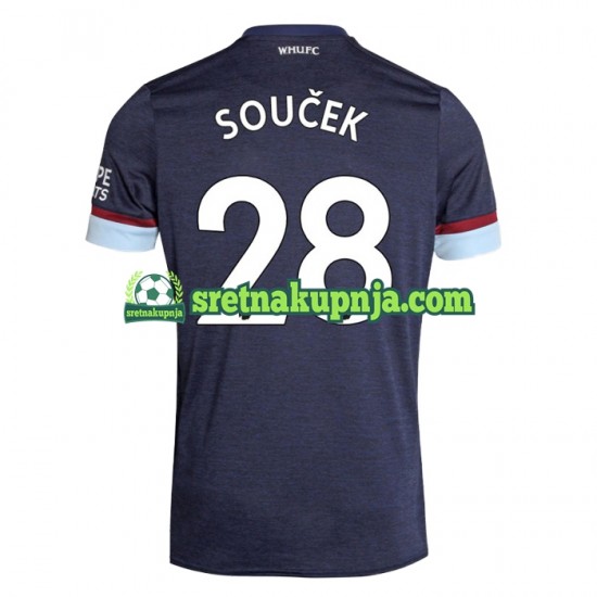 Muškarci Treći Dresova West Ham United Tomas Soucek 28 2021-2022 Kratkih Rukava