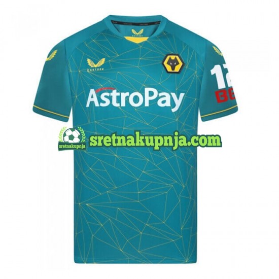 Muškarci Gostujući Away Dresova Wolverhampton Wanderers 2022-2023 Kratkih Rukava