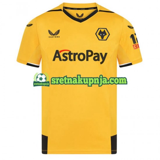 Muškarci Domaći Home Dresova Wolverhampton Wanderers 2022-2023 Kratkih Rukava
