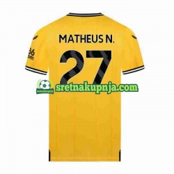 Muškarci Domaći Home Dresova Wolverhampton Wanderers Matheus Nunes 27 2023-2024 Kratkih Rukava