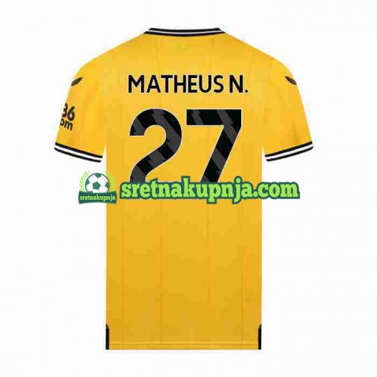 Muškarci Domaći Home Dresova Wolverhampton Wanderers Matheus Nunes 27 2023-2024 Kratkih Rukava