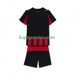 Dječja Domaći Home Dresova AC Milan 2025-2026 Kratkih Rukava