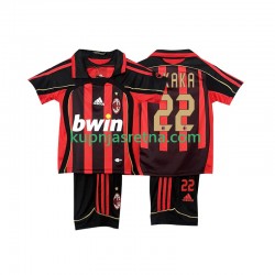 Dječja Domaći Home Dresova AC Milan KAKA 22 Retro 2006-2007 Kratkih Rukava