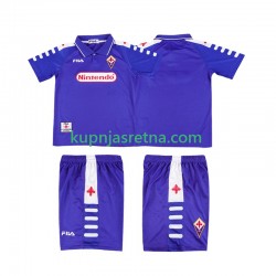 Dječja Domaći Home Dresova ACF Fiorentina Retro 1998 1999 Kratkih Rukava