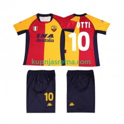 Dječja Domaći Home Dresova Roma TOTTI 10 Retro 2001 Kratkih Rukava Dječja Domaći Home Dresova Roma TOTTI 10 Retro 2001 Kratkih Rukava