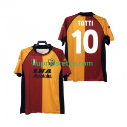 Muškarci Domaći Home Dresova Roma Totti 10 Retro 2000-2001 Kratkih Rukava Muškarci Domaći Home Dresova Roma Totti 10 Retro 2000-2001 Kratkih Rukava