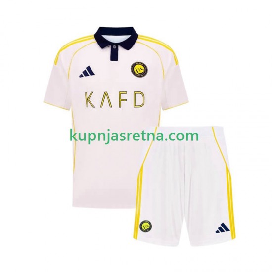 Dječja Treći Dresova Al Nassr 2025-2026 Kratkih Rukava