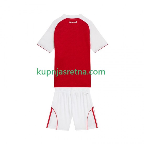 Dječja Domaći Home Dresova Arsenal 2025-2026 Kratkih Rukava