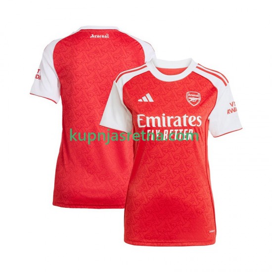 Žene Domaći Home Dresova Arsenal 2025-2026 Kratkih Rukava