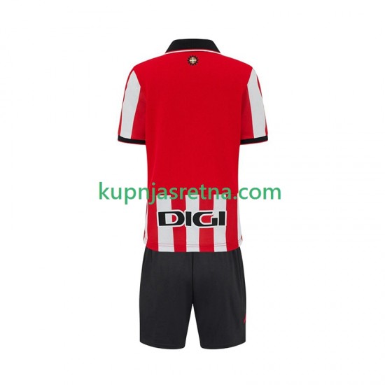 Dječja Domaći Home Dresova Athletic Bilbao 2025-2026 Kratkih Rukava
