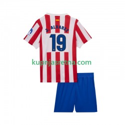Dječja Domaći Home Dresova Atlético Madrid Julian Alvarez 19 2025-2026 Kratkih Rukava Dječja Domaći Home Dresova Atlético Madrid Julian Alvarez 19 2025-2026 Kratkih Rukava
