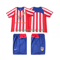 Dječja Domaći Home Dresova Atlético Madrid Retro 2004 2005 Kratkih Rukava Dječja Domaći Home Dresova Atlético Madrid Retro 2004 2005 Kratkih Rukava