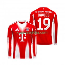 Muškarci Domaći Home Dresova FC Bayern München Alphonso Davies 19 2025-2026 Dugim Rukavima Muškarci Domaći Home Dresova FC Bayern München Alphonso Davies 19 2025-2026 Dugim Rukavima