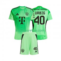 Dječja Domaći Home Golmanski Dresova FC Bayern München Jonas Urbig 40 2025-2026 Kratkih Rukava Dječja Domaći Home Golmanski Dresova FC Bayern München Jonas Urbig 40 2025-2026 Kratkih Rukava