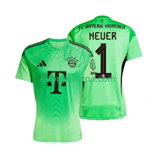 Muškarci Domaći Home Golmanski Dresova FC Bayern München Manuel Neuer 1 2025-2026 Kratkih Rukava