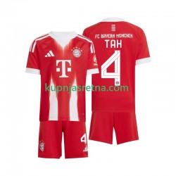 Dječja Domaći Home Dresova FC Bayern München Jonathan Tah 4 2025-2026 Kratkih Rukava Dječja Domaći Home Dresova FC Bayern München Jonathan Tah 4 2025-2026 Kratkih Rukava