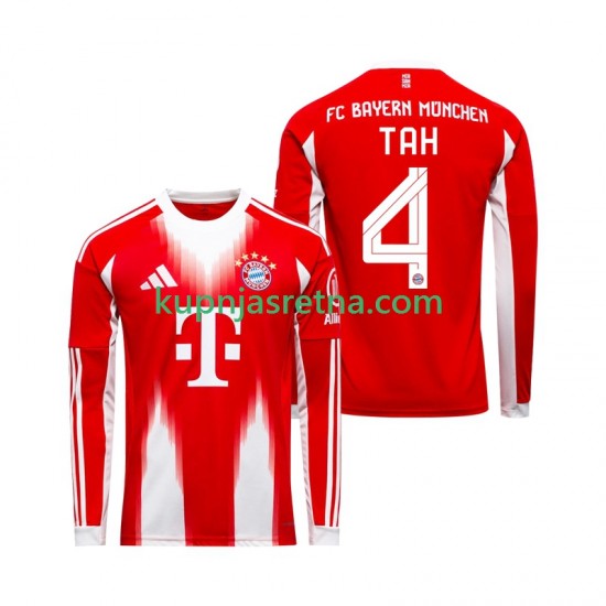 Muškarci Domaći Home Dresova FC Bayern München Jonathan Tah 4 2025-2026 Dugim Rukavima