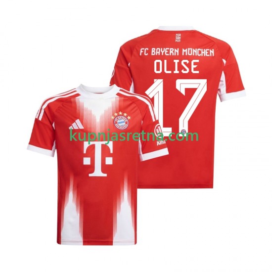 Muškarci Domaći Home Dresova FC Bayern München Michael Olise 17 2025-2026 Kratkih Rukava