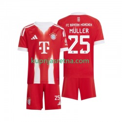 Dječja Domaći Home Dresova FC Bayern München Thomas Muller 25 2025-2026 Kratkih Rukava Dječja Domaći Home Dresova FC Bayern München Thomas Muller 25 2025-2026 Kratkih Rukava