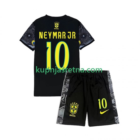 Dječja Domaći Home Brazil Neymar JR 10 Cheist the Redeemer Football Shirts 2024 Kratkih Rukava
