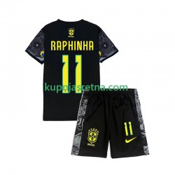 Dječja Domaći Home Brazil RAPHINHA 11 Cheist the Redeemer Football Shirts 2024 Kratkih Rukava