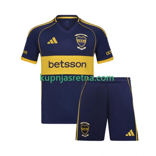 Dječja Domaći Home Dresova Boca Juniors 2025-2026 Kratkih Rukava
