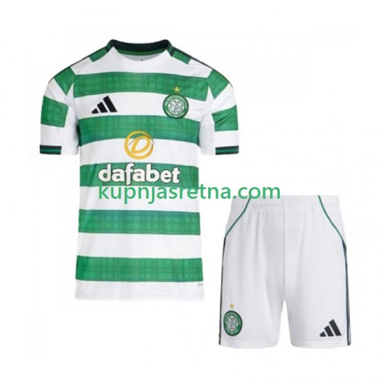 Dječja Domaći Home Dresova Celtic FC 2025-2026 Kratkih Rukava