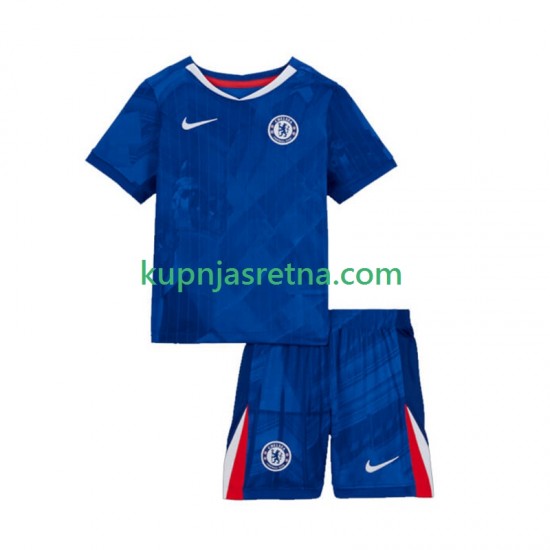 Dječja Domaći Home Dresova Chelsea 2025-2026 Kratkih Rukava