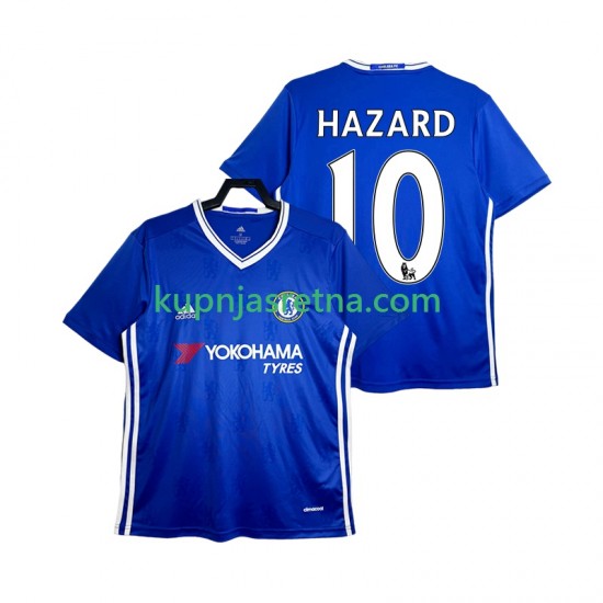 Muškarci Domaći Home Dresova Chelsea HAZARD 10 Retro 2016-2017 Kratkih Rukava
