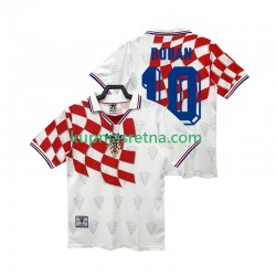 Muškarci Domaći Home Dresova Hrvatska BOBAN 10 Retro 1998 Kratkih Rukava